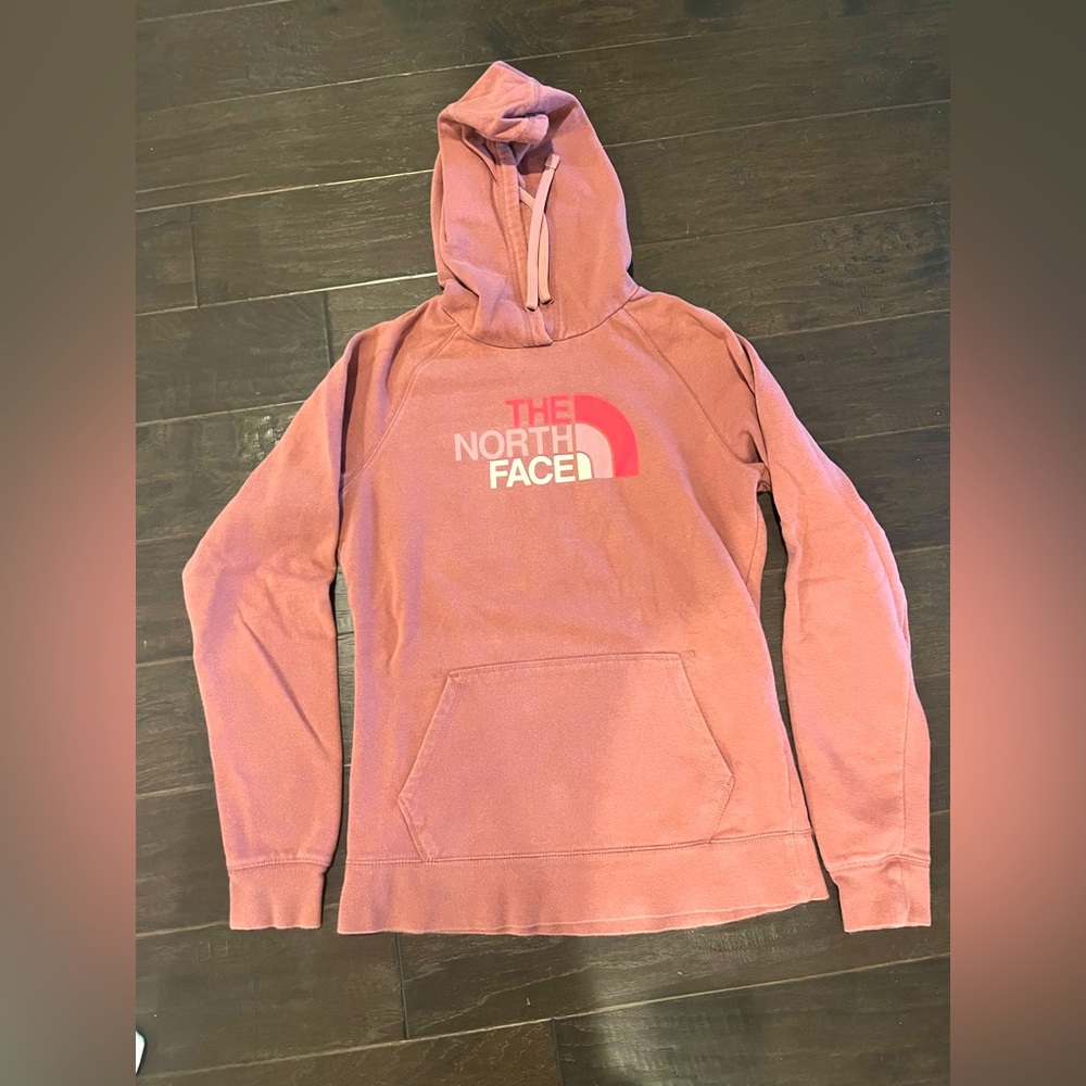 Pink Northface hoodie perfect condition